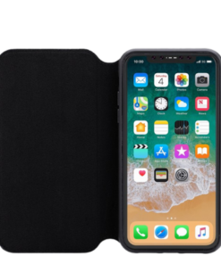 Køb 3sixT Slimfolio Flip Cover iPhone XS Max - Sort online billigt tilbud rabat legetøj