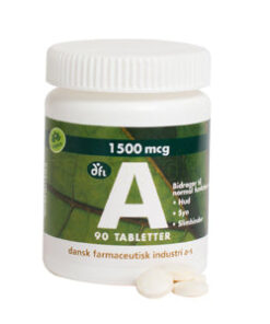 Køb A-vitamin 1500 mcg - 90 tabs. online billigt tilbud rabat online shopping