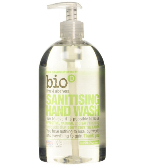 Køb BIO-D - Antibakteriel Håndsæbe - Lime og Aloe Vera - 500 ml online billigt tilbud rabat online shopping