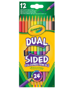 Køb Crayola Dual Sided Farveblyanter - 12 stk online billigt tilbud rabat legetøj