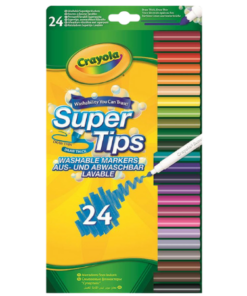 Køb Crayola Super Tips Farvetusser - 24 stk online billigt tilbud rabat legetøj