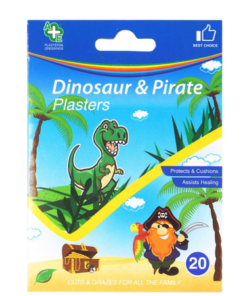 Køb Dinosaur & Pirat Plaster 20 stk online billigt tilbud rabat legetøj