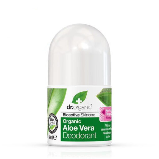 Køb Dr. Organic Økologisk Deodorant 50 ml - Aloe Vera online billigt tilbud rabat online shopping