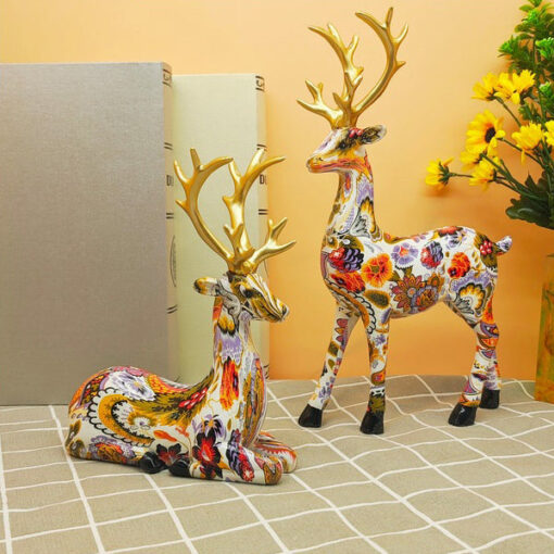 Køb Et sæt rensdyr - Kreative farverige figurer online billigt tilbud rabat online shopping