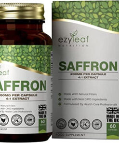 Køb Ezyleaf Saffron ( Safran ) Dietary Supplement - 60 High Dose Saffron Capsules online billigt tilbud rabat online shopping