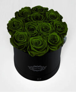 Køb Forest Green - Black Suede - Roser som holder ca. 1 år online billigt tilbud rabat online shopping