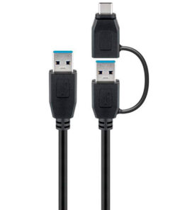 Køb Goobay USB 3.0 kabel USB-A til USB-C Adapter - 1 meter online billigt tilbud rabat legetøj