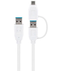 Køb Goobay USB 3.0 kabel USB-A til USB-C Adapter - 1 meter online billigt tilbud rabat legetøj