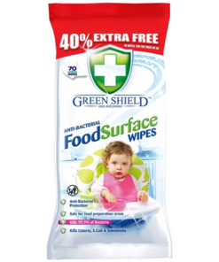 Køb Green Shield Anti-Bac Food Surface Wipes - 70 stk online billigt tilbud rabat legetøj