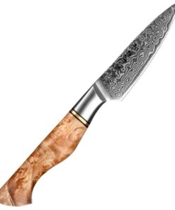 Køb HEZHEN Damascus Urtekniv - 9 cm online billigt tilbud rabat legetøj