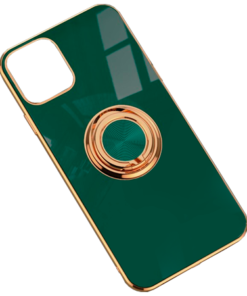 Køb Hybridcover med ringholder iPhone 13 Grøn online billigt tilbud rabat legetøj