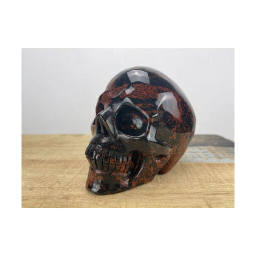 Køb Mahagony obsidian skull (Memento mori) online billigt tilbud rabat online shopping