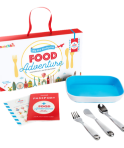 Køb Munchkin Food Adventure Spisesæt - Blå online billigt tilbud rabat legetøj