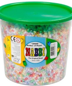 Køb Nabbi Medium Rørperler Mother Of Pearl Mix - 20000 stk online billigt tilbud rabat legetøj