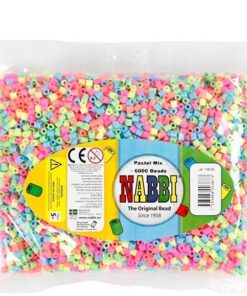 Køb Nabbi Medium Rørperler Pastel Mix - 6000 stk online billigt tilbud rabat legetøj