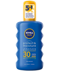 Køb Nivea Protect & Moisture Sun Spray SPF30 200 ml online billigt tilbud rabat legetøj