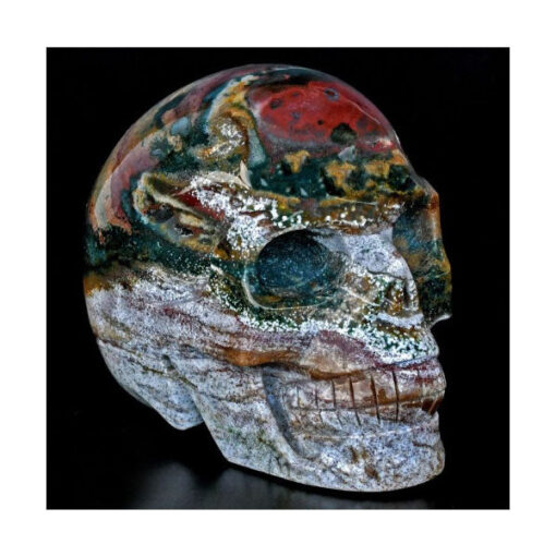 Køb Ocean Jasper skull from Madagascar online billigt tilbud rabat online shopping