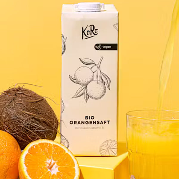 Køb Økologisk appelsinjuice med kokosvand 1 l online billigt tilbud rabat online shopping