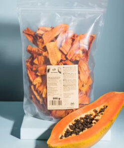 Køb Økologisk tørret papaya 500 g online billigt tilbud rabat online shopping