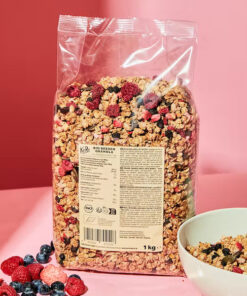 Køb Økologiske crunchy bærgranola 1 kg online billigt tilbud rabat online shopping