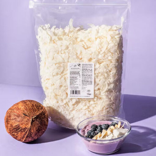 Køb Økologiske kokoschips uden tilsat sukker 1 kg online billigt tilbud rabat online shopping