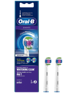 Køb Oral-B 3D White CleanMaximiser Børstehoveder - 2 stk. online billigt tilbud rabat legetøj