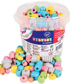 Køb Playbox Pastel Træperler - 150 stk online billigt tilbud rabat legetøj