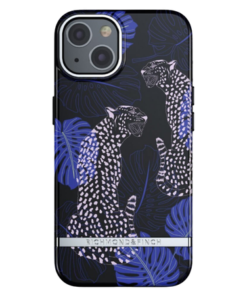 Køb Richmond & Finch Blue Cheetah iPhone 13 Cover online billigt tilbud rabat legetøj