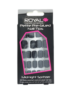 Køb Royal Nail Tips Midnight Spritzer Petite - 24 stk online billigt tilbud rabat legetøj