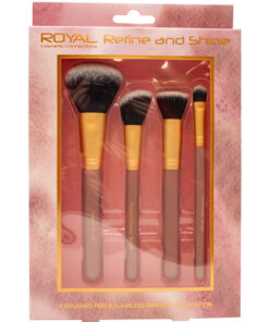Køb Royal Refine & Shine Makeupbørstesæt - 4 Dele online billigt tilbud rabat legetøj