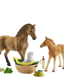 Køb Schleich Horse Club Sarahs Pleje af Dyreunger - 42432 online billigt tilbud rabat legetøj