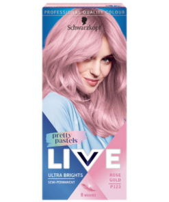 Køb Schwarzkopf Live Ultra Brights Semi-Permanent Hårfarve - P123 Rose Gold online billigt tilbud rabat legetøj