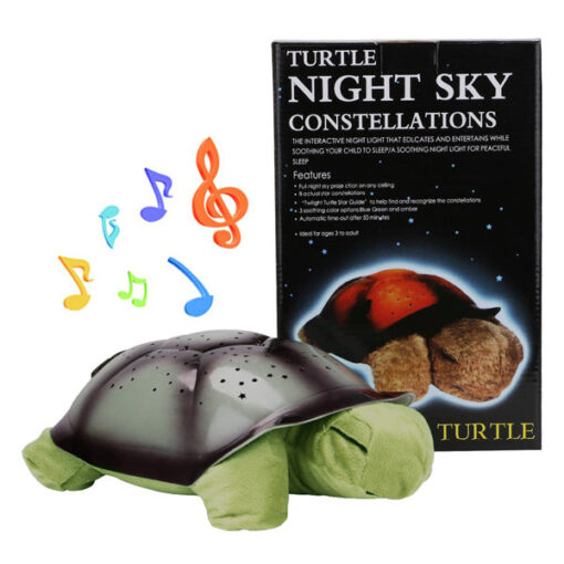 Køb Sød skildpadde der projicerer stjernehimmel på væg og loft online billigt tilbud rabat online shopping