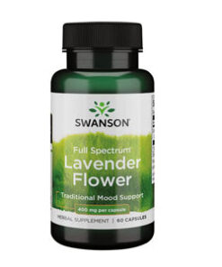 Køb Swanson Full Spectrum Lavender Flower 400 mg 60 Capsules online billigt tilbud rabat online shopping