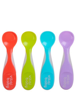 Køb Vital Baby Chunky Feeding Spoons - 4 stk online billigt tilbud rabat legetøj