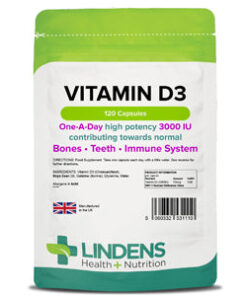 Køb Vitamin D3 3000IU - 120 kapsler online billigt tilbud rabat online shopping