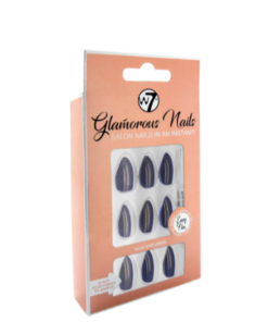 Køb W7 Glamorous Nails Midnight Express - 24 stk online billigt tilbud rabat legetøj