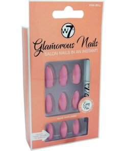 Køb W7 Glamorous Nails Pink Bell - 24 stk online billigt tilbud rabat legetøj