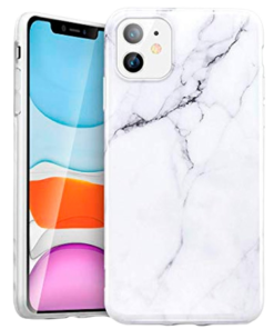 Køb iPhone 12 Mini Cover - Hvid Marmor online billigt tilbud rabat legetøj