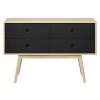 shop Foersom & Hiort-Lorenzen kommode - F22 Butler - Sort/eg af FDB Møbler - online shopping tilbud rabat hos shoppetur.dk