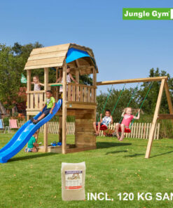 shop Jungle Gym Barn legetårn med gyngemodul af Jungle Gym - online shopping tilbud rabat hos shoppetur.dk