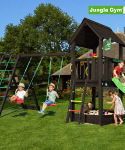 shop Jungle Gym Club legetårn med klatremodul - Sort af Jungle Gym - online shopping tilbud rabat hos shoppetur.dk