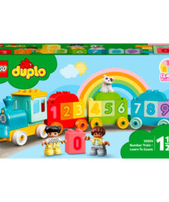 shop LEGO DUPLO - Tog med tal - lær at tælle af LEGO - online shopping tilbud rabat hos shoppetur.dk