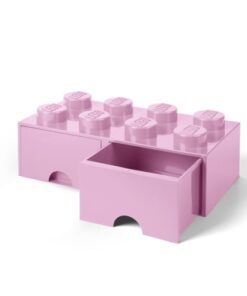 shop LEGO opbevaringskasse med 2 skuffer - Lyserød af Room Copenhagen - online shopping tilbud rabat hos shoppetur.dk