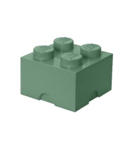 shop LEGO opbevaringskasse med 4 knopper - Grøn af Room Copenhagen - online shopping tilbud rabat hos shoppetur.dk