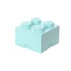 shop LEGO opbevaringskasse med 4 knopper - Turkis af Room Copenhagen - online shopping tilbud rabat hos shoppetur.dk