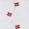shop Langkilde & Søn bordløber broderet med dannebrogsflag af Langkilde & Søn - online shopping tilbud rabat hos shoppetur.dk
