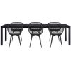 shop Leonora havemøbelsæt med 6 Neria stole - Sort af  - online shopping tilbud rabat hos shoppetur.dk