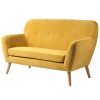 shop Living & more 2 pers. sofa - Vigga - Mustard af Living & more - online shopping tilbud rabat hos shoppetur.dk