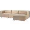 shop Living & more 3 pers. modulsofa med chaiselong - Karl - Beige af Living & more - online shopping tilbud rabat hos shoppetur.dk